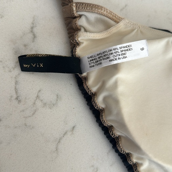 ViX Paula Hermanny Neutral Triangle Top Size 6 - Picture 4 of 4